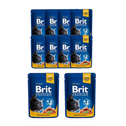 Produktbild von BRIT Premium Cat Pouches mit Lachs & Forelle - 100 g