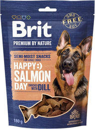 Produktbild von BRIT Premium Dog Semi-moist Snack Salmon halbweicher Snack für Hunde 180 g