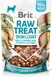 Produktbild von BRIT Raw Treat Freeze Dried Skin Coat mit Fisch & Huhn - 40 g