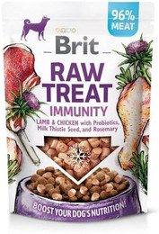 Produktbild von Brit Sparpaket 10 x 40g RawTreat Lamb&Chicken Immuni