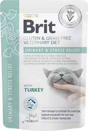 Produktbild von Brit Vet Diet Cat Fillets in Gravy Urinary 12x85 g