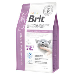 Produktbild von BRIT Veterinary Diet Cat Ultra-Hypoallergenic Gluten- und Getreidefrei - 2 kg