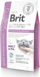 Produktbild von BRIT Veterinary Diet Cat Ultra-Hypoallergenic Gluten- und Getreidefrei - 5 kg