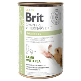 Produktbild von BRIT Veterinary Diet Diabetes Lamm & Erbsen Nassfutter für Hunde - 400 g