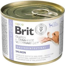 Produktbild von BRIT Veterinary Diet Grain Free Gastrointestinal 200 g Lachs mit Erbsen für Hunde mit empfindlichem Verdauungssystem