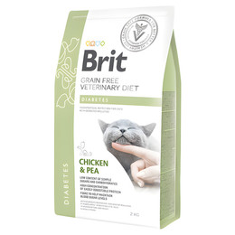 Produktbild von Brit Veterinary Diets Cat Diabetes - 2 kg