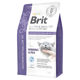 Produktbild von BRIT Veterinary Diets Cat Grain Free Gastrointestinal Low Fat - 2 kg