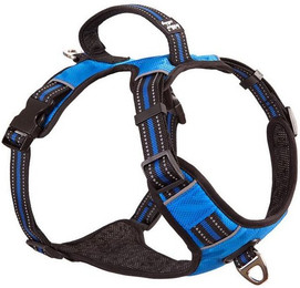 Produktbild von Brother Cat and Dog Gepolstertes Hundegeschirr blau/schwarz