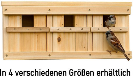 Produktbild von BruKa Nistkasten BUBI Spatzenvilla Spatzenhaus Spatz