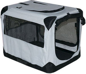 BruKa Tiertransportbox Bello Hundebox Hundetransportbox faltbar Autotransportbox Katzen Hunde – Bild 1 von 5