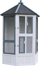 Produktbild von BruKa Vogelhaus Vogelvoliere XXL optional mit