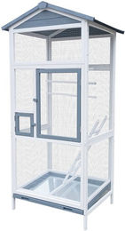 BruKa Vogelkäfig BIRDORRA Vogelvoliere Metall Voliere Vogelhaus Käfig Vogel Papagei – Bild 1 von 5