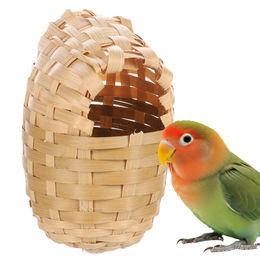 Brutnest für Exoten aus Bambus geschlossen - S - 7 x 11 x  9,5 cm – Bild 1 von 6