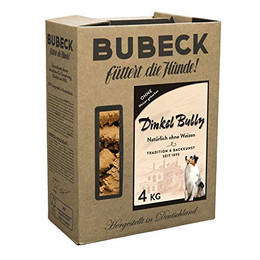 Produktbild von Bubeck Dinkel Bully Biskuit Hundesnack - 4 kg