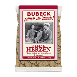 Produktbild von BUBECK Hundekuchen kleine Herzen getreidefrei - 210 g