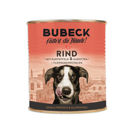 Produktbild von Bubeck Nassfutter Rindfleisch mit Kartoffel und Karotte - 800 g