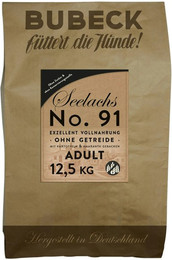 Produktbild von Bubeck Nr. 91 Adult Seelachs mit Kartoffel Hundetrockenfutter Sparpaket 2 x 12,5 Kilogramm