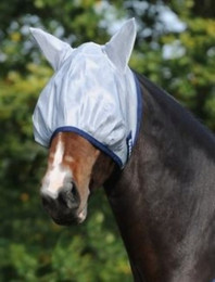 Produktbild von Bucas Buzz-Off Deluxe Fliegenmaske mit Ohren Blue