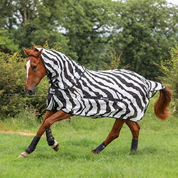 Bucas Buzz-Off & Neck Fliegendecke Zebra – Bild 1 von 9