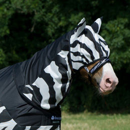 Produktbild von Bucas Buzz-Off Rain Combi Neck Halsteil Zebra