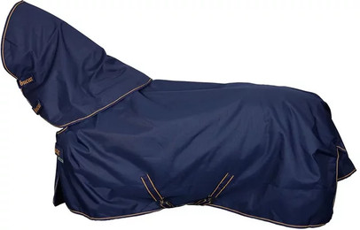 Produktbild von Bucas Irish Turnout Combi Neck 300g - navy/gold - Halsteil