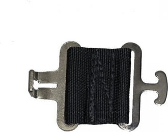 Produktbild von Bucas Strap Extender T-Hook - schwarz - Deckenerweiterung