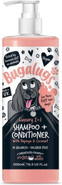 Produktbild von Bugalugs 2-in-1 Hundeshampoo und Conditioner Papaya & Kokosnuss