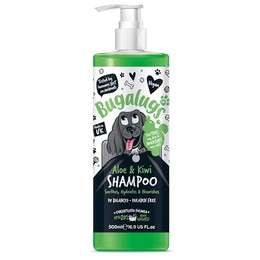 Produktbild von Bugalugs Aloe & Kiwi Hundeshampoo - 500 ml