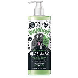 Produktbild von Bugalugs Wild Lemongrass Hundeshampoo - 500 ml