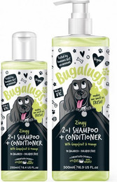 Produktbild von Bugalugs Zingy 2-in-1 Hundeshampoo und Conditioner Grapefruit & Orange - 250 ml