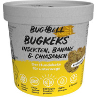 Produktbild von BugBell BugKeks Adult Insekten Banane Chiasamen - 4 x 150 g