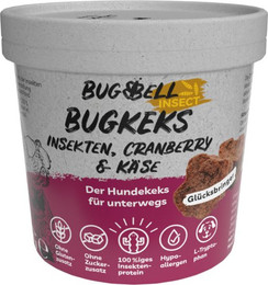 Produktbild von BugBell BugKeks Adult Insekten Cranberry Käse - 4 x 150 g