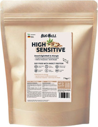 Produktbild von BugBell High Sensitive Trockenfutter für empfindliche Hunde - 4 x 7 kg