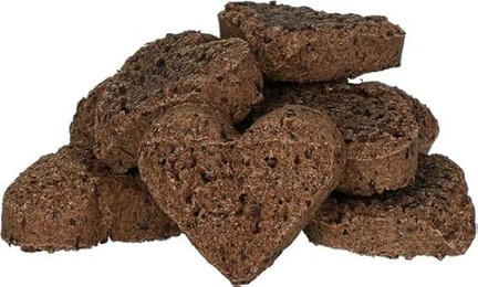 Produktbild von Bugbone Hundesnack Herzen mit Insektenprotein - 10 kg