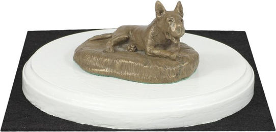 Produktbild von Bull Terrier Bully I Hundefigur auf weißem Sockel