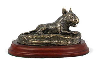 Bull Terrier Bully III Hundestatue braun – Bild 1 von 8