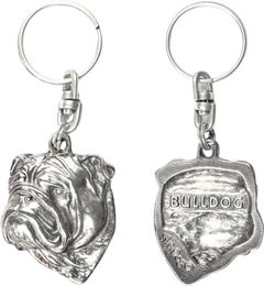 Produktbild von Bulldog Anhänger Silber-plattiert