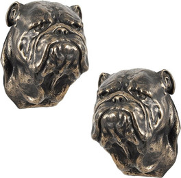 Produktbild von Bulldogge Englische Bulldogge Hundestatue hängende Büste Art-Dog braun