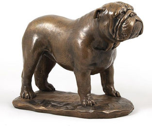 Produktbild von Bulldogge exklusive Hundefigur limitierte Art-Dog Statue braun