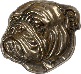 Produktbild von Bulldogge Gedenktafel aus Kaltgussbronze