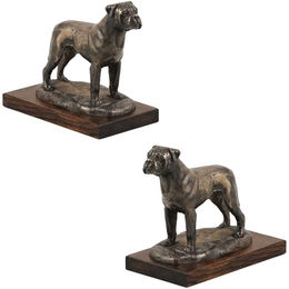 Bullmastiff Hundestatue Figurine braun – Bild 1 von 8
