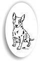Produktbild von Bullterrier Sticker Aufkleber