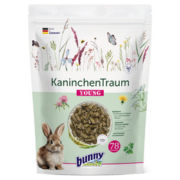 Produktbild von bunny KaninchenTraum Young Alleinfutter für Zwergkaninchen - 2 x 1,5 kg