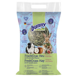 Produktbild von Bunny Nature FrischGras Heu Kokos & Rosenblüte 500 g