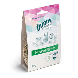 Bunny PowerFlakes Ergänzungsfutter für Zwergkaninchen & Nager - 120 g – Bild 1 von 2