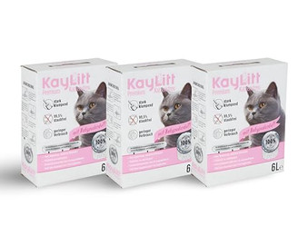Produktbild von BURI Katzenstreu 18L klumpend duftend 100% Bentonit - 15,6 kg