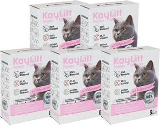 Produktbild von BURI Katzenstreu duftend Klumpstreu - 5 x 30 l