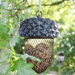 Produktbild von BURI Vogelhaus Vogel-Futterstelle Eichel Futterspender