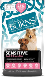 Produktbild von Burns Adult & Senior Sensitive Ente & brauner Reis - 2 x 12 kg