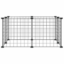 Produktbild von Bussandri Exclusive 8-tlg. Haustierkäfig Schwarz 35x35 cm Stahl - 8 x 35 cm